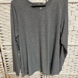 All in Motion open back long sleeve‎ shirt size xxl euc grey